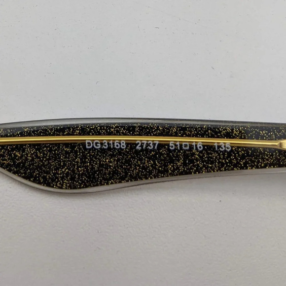 🕶️Dolce&Gabbana DG3168 2737 Eyeglasses 51/16 135 /YHG237🕶️ - Picture 4 of 6